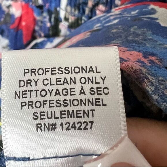 Misa Los Angeles x Revolve Tie Dye Floral Savanna Asymmetrical Hem Dress XS - Picture 13 of 13